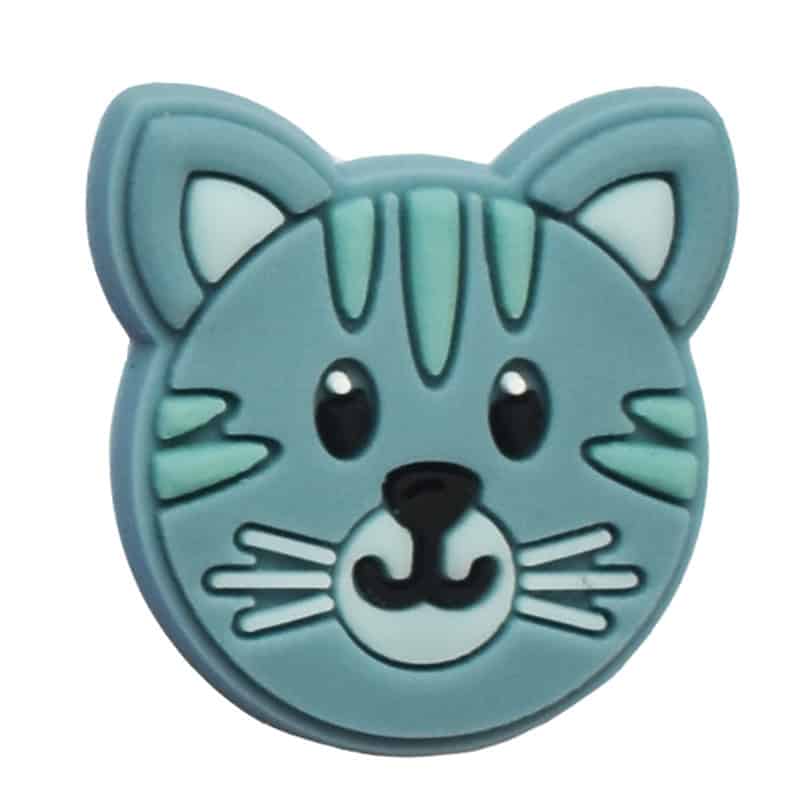 Blue pussy face 90-122 Shoe Charm