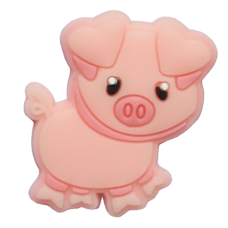 Pink piggy 90-123 Shoe Charm