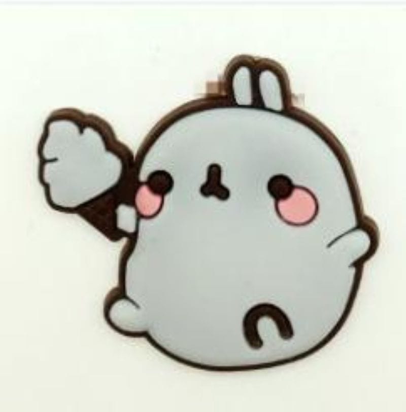 White chick 90-17 Shoe Charm