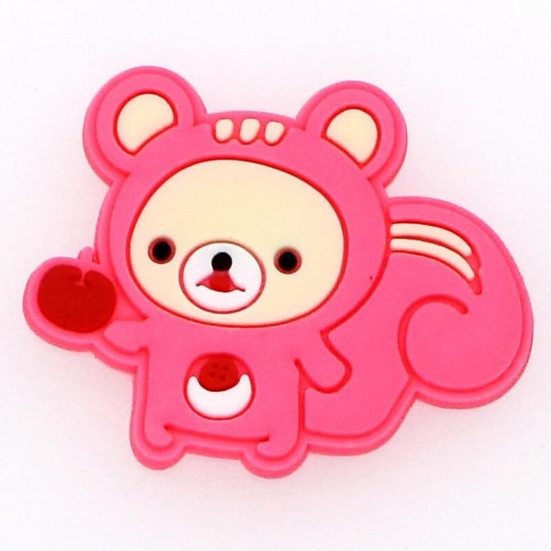 Pink baby chipmunk 90-18 Shoe Charm