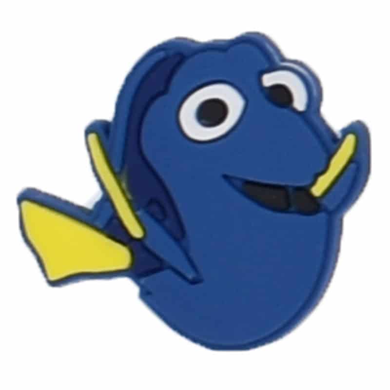 Blue fish swimming  90-19 - Shoe Charm