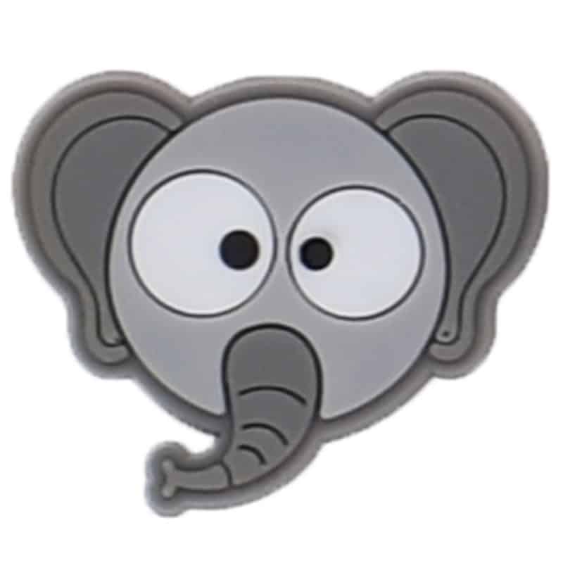 Cross eyed elephant 90-21 Shoe Charm