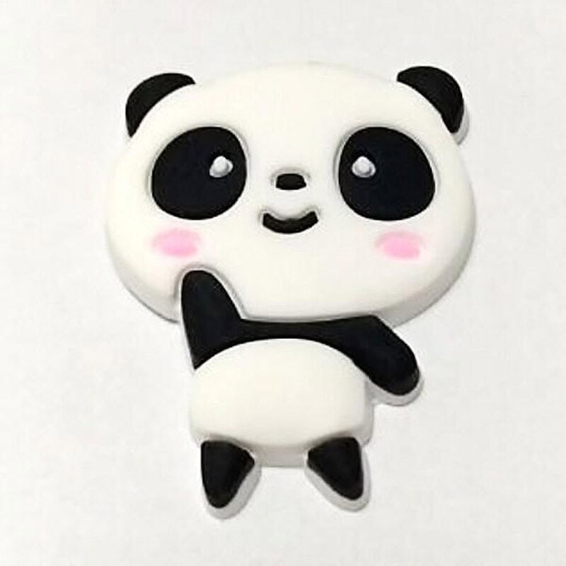 Baby panda waving 90-39 Shoe Charm