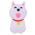 White puppy dog 90-48 Shoe Charm
