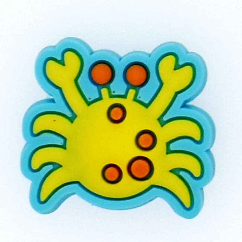 Spotted yellow crab 90-50 - Shoe Charm