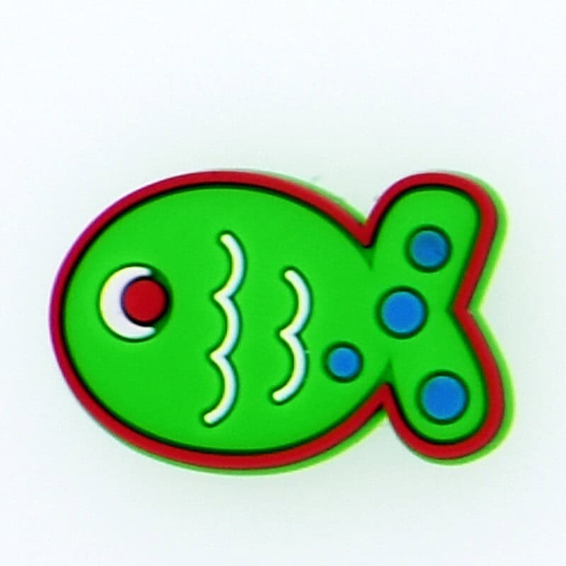 Little green fish 90-51 - Shoe Charm