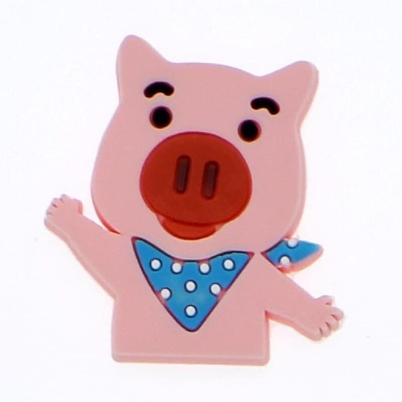 Waving pig 90-59 Shoe Charm