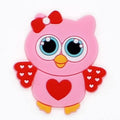 Pink owl 90-61 Shoe Charm