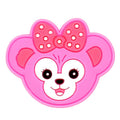 Pink puppy face face 90-69 Shoe Charm