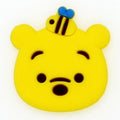 Yellow bear face 90-73 Shoe Charm