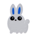 White bunny 90-77 Shoe Charm