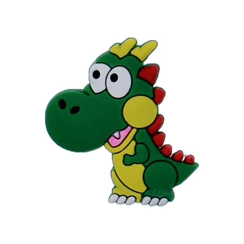 Green dino 90-79 Shoe Charm