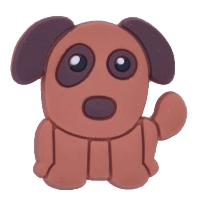 Brown puppy 90-94 Shoe Charm