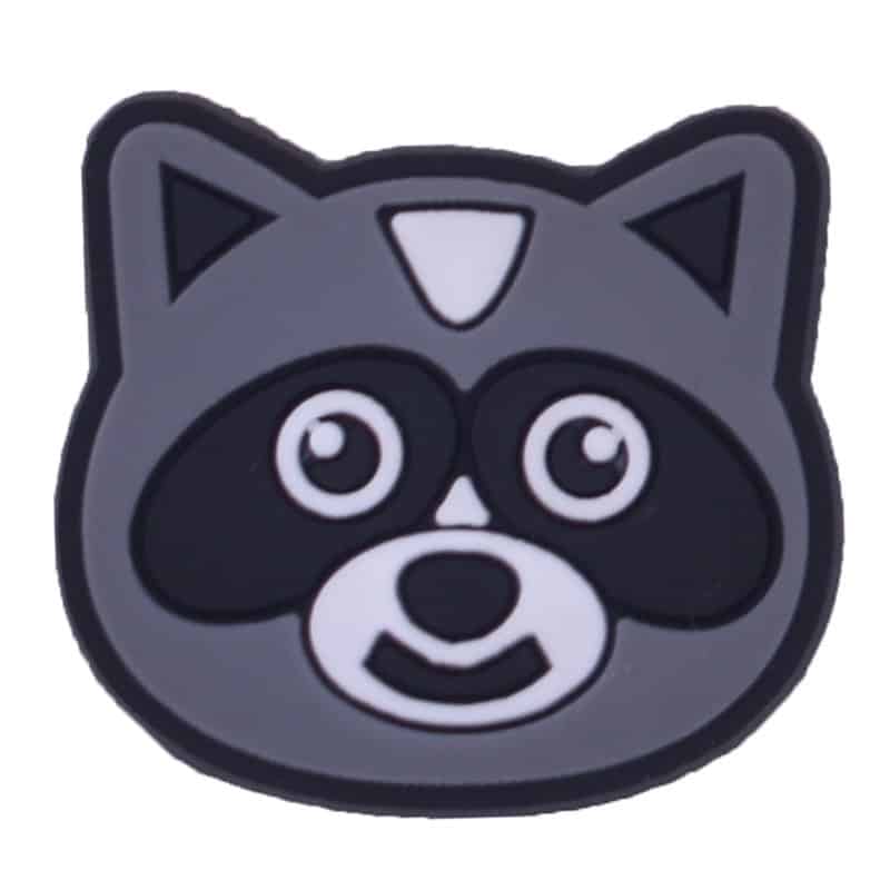 Grey doggy face 90-96 Shoe Charm