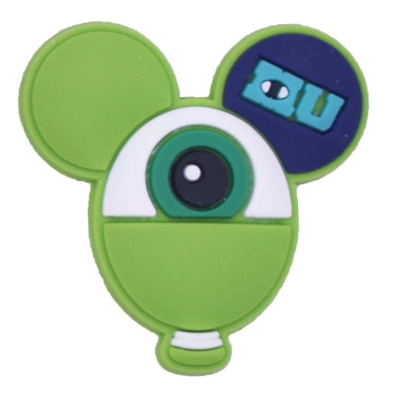 Green & blue ears Mickey shape 91-03 Shoe Charm