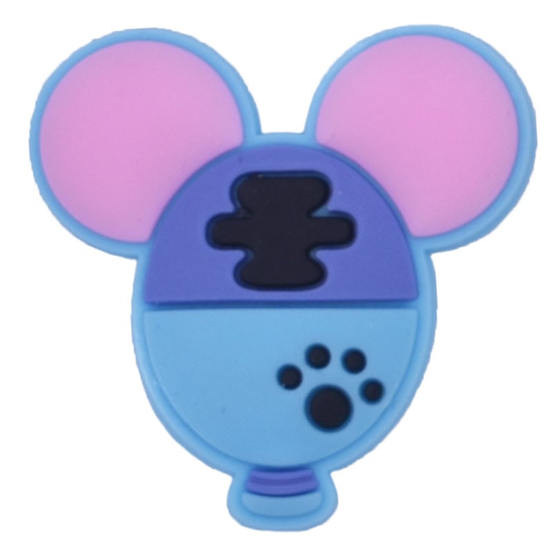 Pink ears blue edge ears Mickey shape 91-04 Shoe Charm