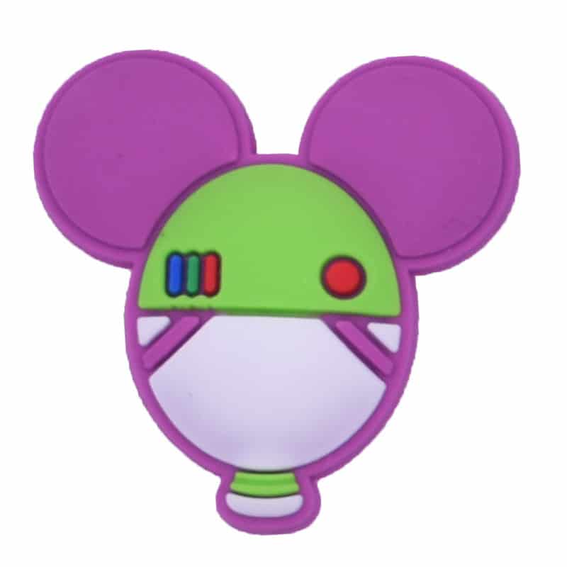 Purple ears Mickey shape 91-06 Shoe Charm