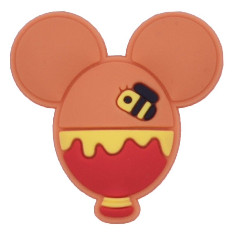Orange ears Mickey shape 91-08 Shoe Charm